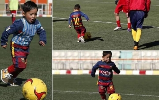 Messi əfqanıstanlı uşaq Murtazaya formasını göndərdi