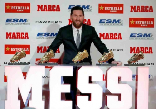 Messi növbəti mükafatına qovuşdu