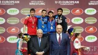 Güləşçilərimiz Avropa çempionatında 13 medal qazandı