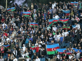 Respublika stadionunda "Azərbaycan bir olsun, istəməyən kor olsun" şuarları səsləndi
