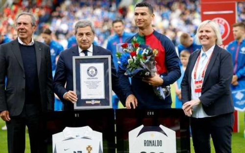 Ronaldo Ginnesin Rekordlar Kitabına düşdü