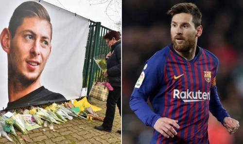 Messi itkin düşən futbolçuya görə xahiş edir