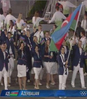 Azərbaycanlı idmançılar olimpiya paradından keçdilər  