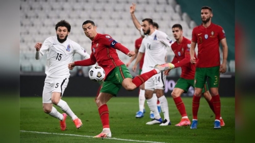 Ronaldo Azərbaycanla oyunda rekord vurdu